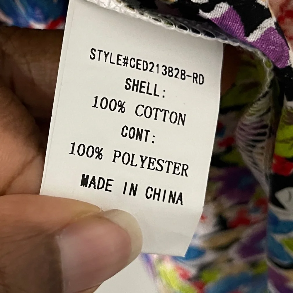 Melloday Womens Dress Size X-Small XS Multicolored Patchwork Floral NWT - Picture 11 of 15